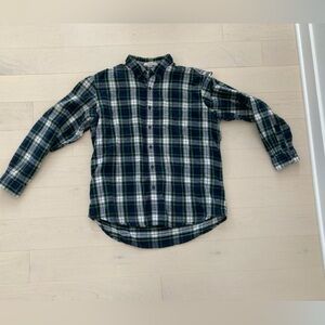 LL Bean Flannel. Size large. Green check. New with tag. Make me an offer!